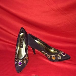 Vintage jewel heels